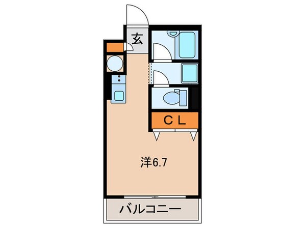 メゾンベール南麻布の物件間取画像